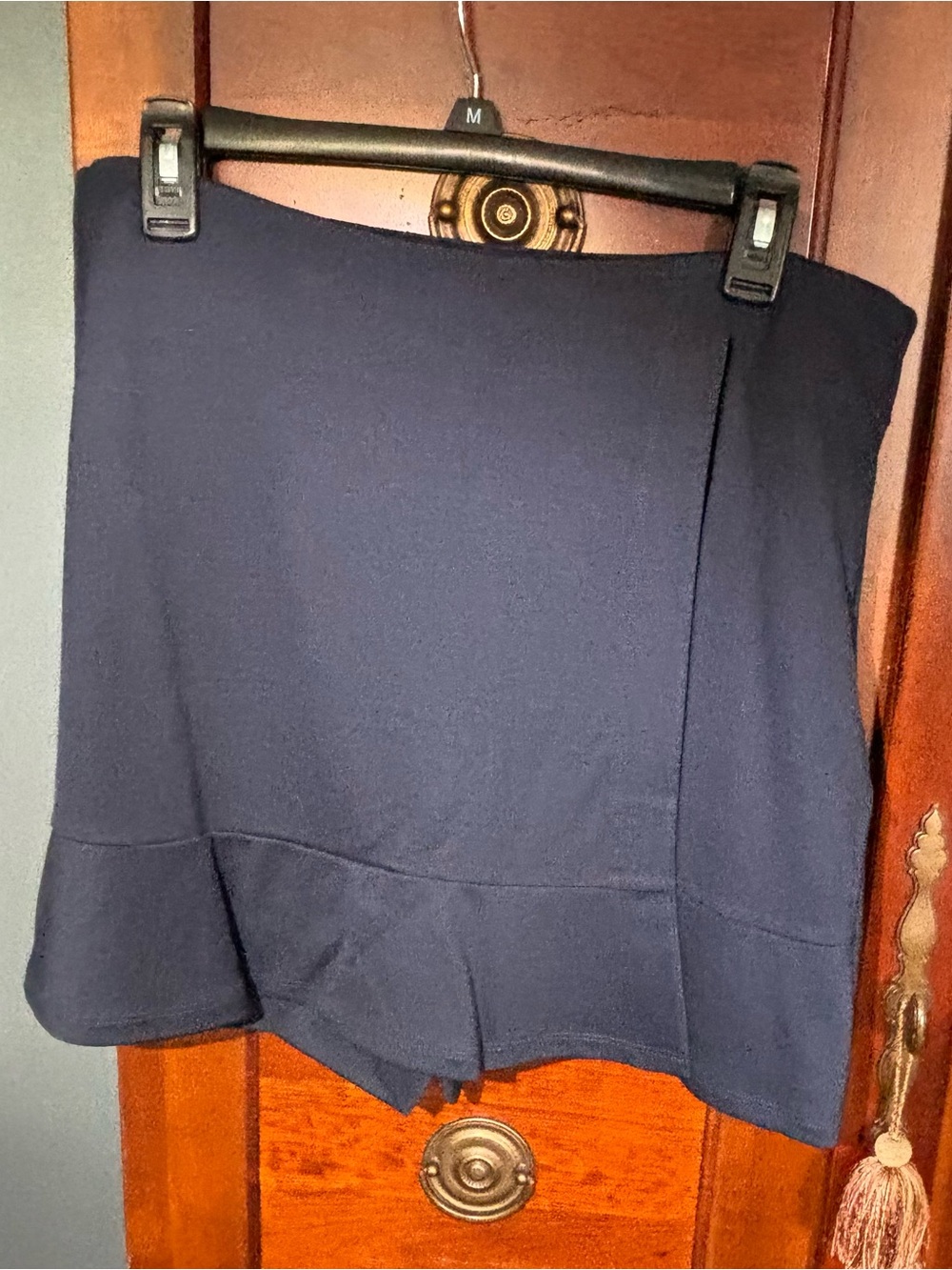 CAbi Navy and White Logo Tag Detail